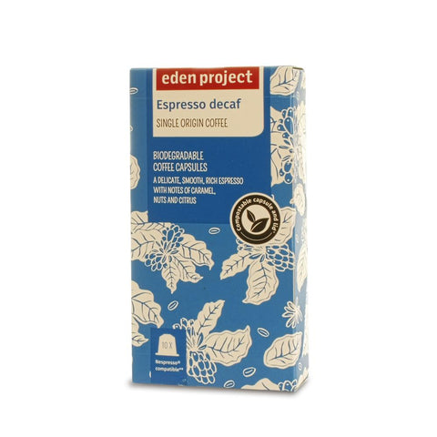 Eden Project Decaffeinated Biodegradable Coffee Capsules