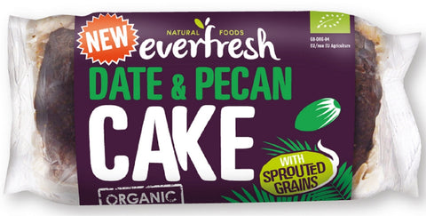 Everfresh Organic Sprouted Date & Pecan Cake 350g