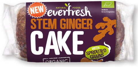 Everfresh Organic Sprouted Stem Ginger Cake 350g