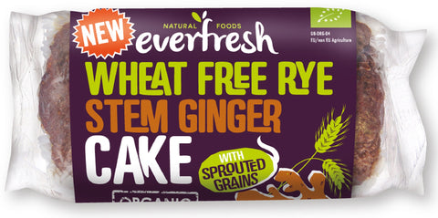 Everfresh Organic Wheat Free Rye Stem Ginger Cake 350g