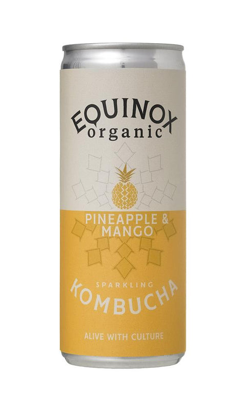 Equinox Organic Pineapple & Mango Kombucha 250ml