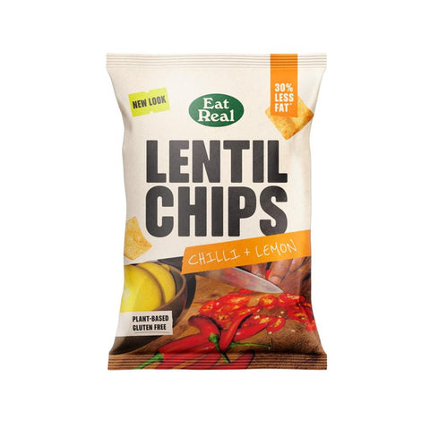 Eat Real Lentil Chips Chilli & Lemon 95g