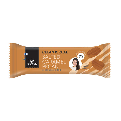 Foodin Clean & Real Protein Bar Salted Caramel Pecan