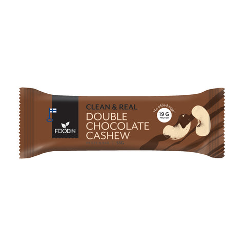 Foodin Clean & Real Double Chocolate Cashew Protein Bar