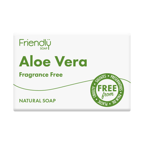 Friendly Aloe Vera Natural Soap - Fragrance-free