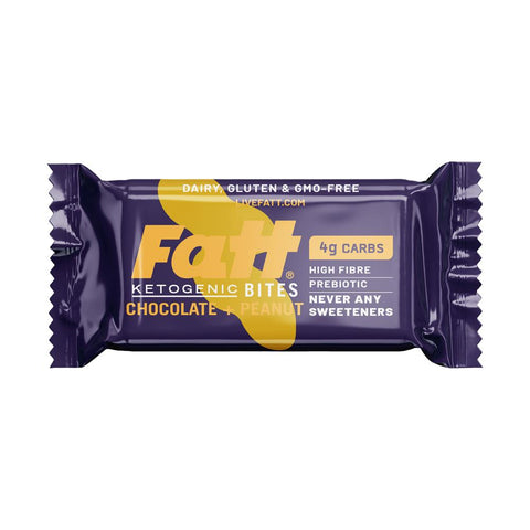 Fatt Chocolate & Peanut Keto Bites 35g