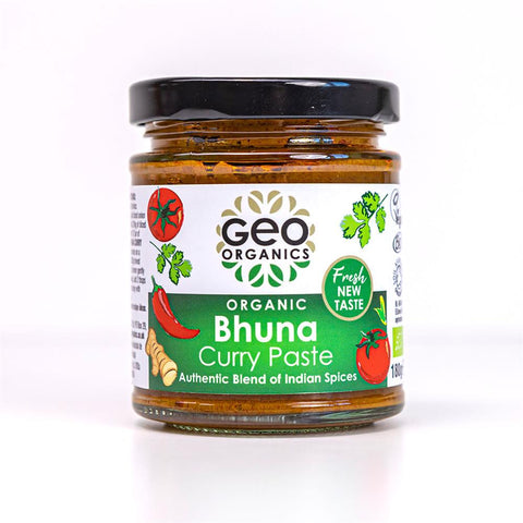 Geo Organics Bhuna Curry Paste 180gr