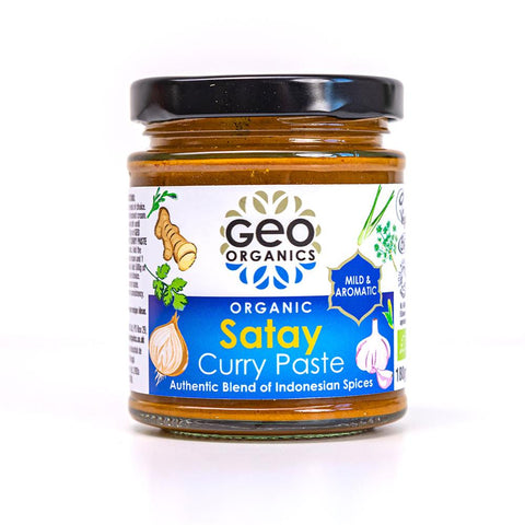 Geo Organicsndonesian Satay Curry Paste 180gr