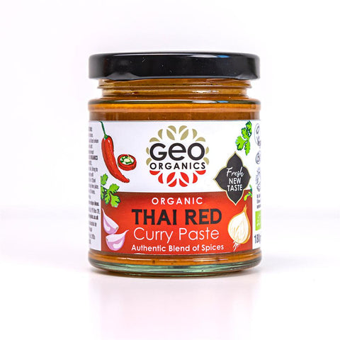 Geo Organics Thai Red Curry Paste 180gr