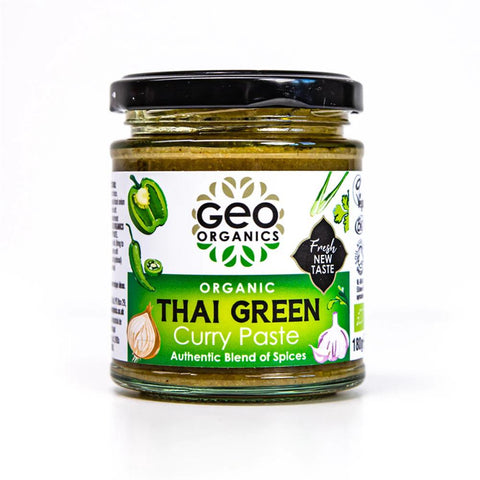 Geo Organics Thai Green Curry Paste 180gr