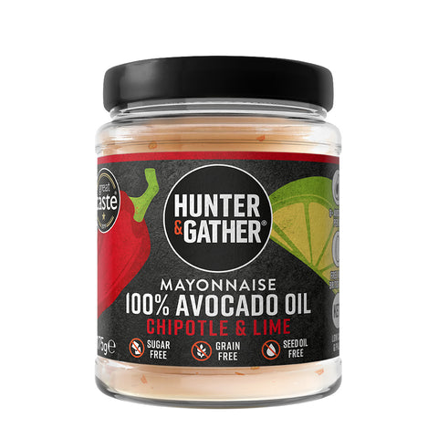 Hunter & Gather Avocado Oil Chipotle & Lime Mayonnnaise 175g