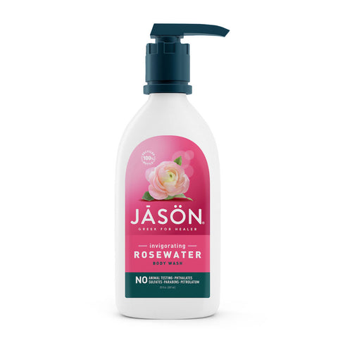 Jason Invigorating Rosewater Body Wash with Pump 887ml