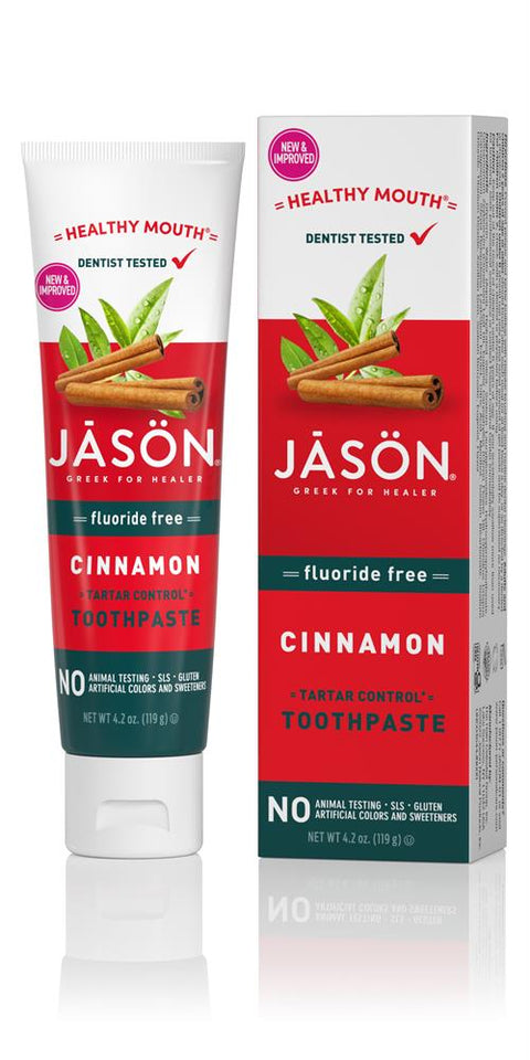 Jason Healthy Mouth Tartar Control Toothpaste Fluoride Free