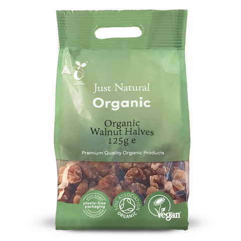 Just Natural Organic Walnut Halves 125gr