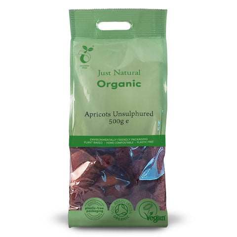 Just Natural Organic Apricots Unsulphured 500gr