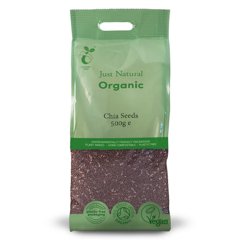 Just Natural Organic Chia Seeds 500gr