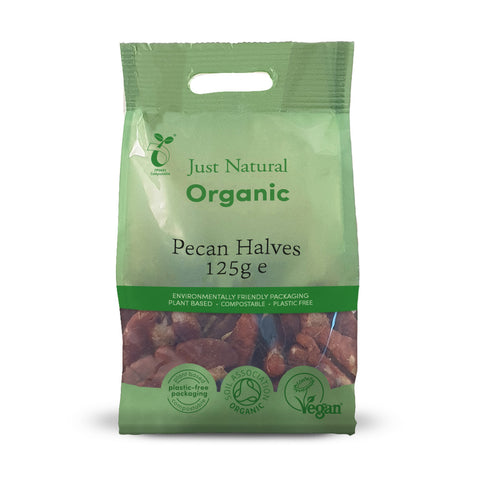 Just Natural Organic Pecan Halves 125gr