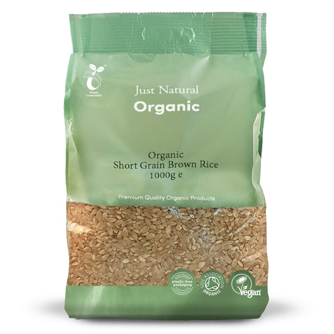 Just Natural Organic Short Grain Brown Rice 1kg