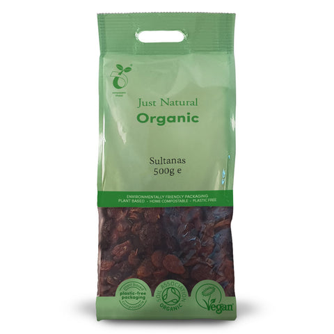 Just Natural Organic Sultanas 500gr