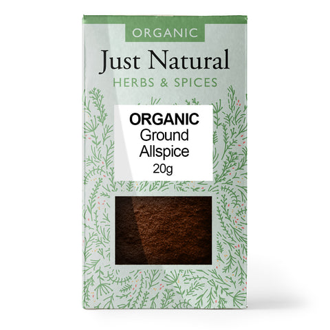 Just Natural Organic Ground Allspice (Box) 20g