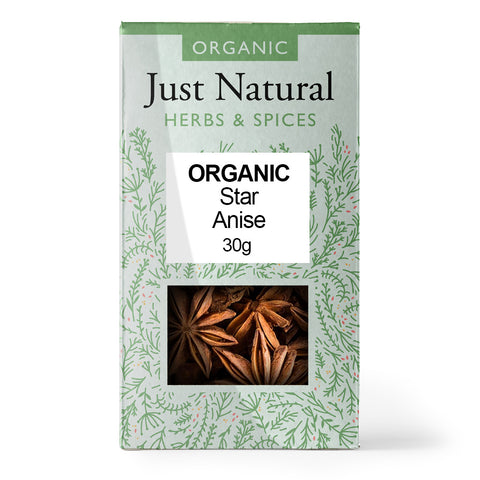 Just Natural Organic Star Anise (Box) 15g