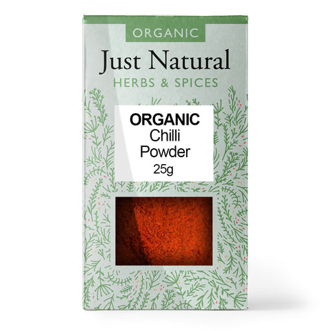 Just Natural Organic Chilli Powder (Box) 25g