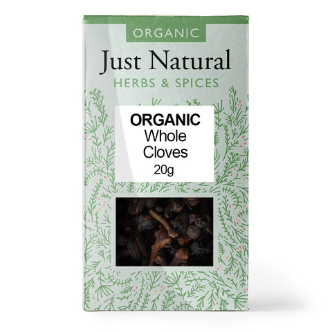 Just Natural Organic Whole Cloves (Box) 20g