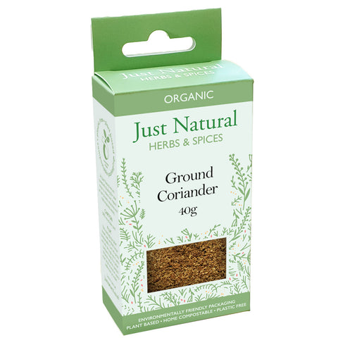 Just Natural Organic Ground Coriander (Box) 40g