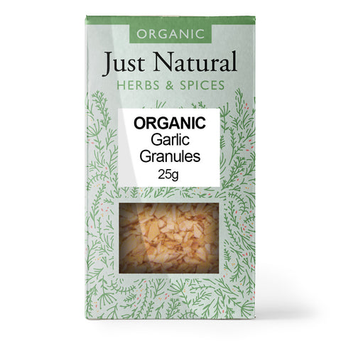 Just Natural Organic Garlic Granules (Box) 25g