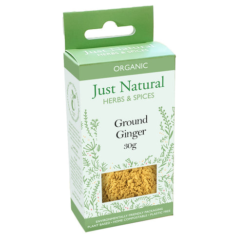 Just Natural Organic Ground Ginger (Box) 30g