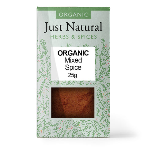 Just Natural Organic Mixed Spice (Box) 25g