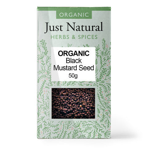 Just Natural Organic Black Mustard Seed (Box) 50g