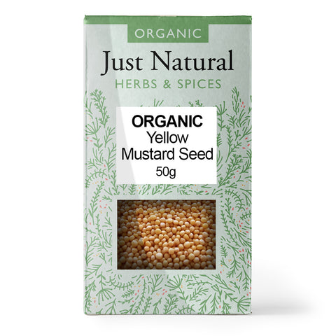 Just Natural Organic Yellow Mustard Seed (Box) 50g