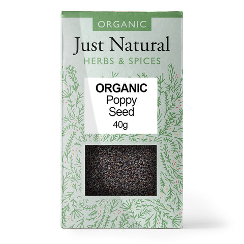 Just Natural Organic Poppy Seed (Box) 40g