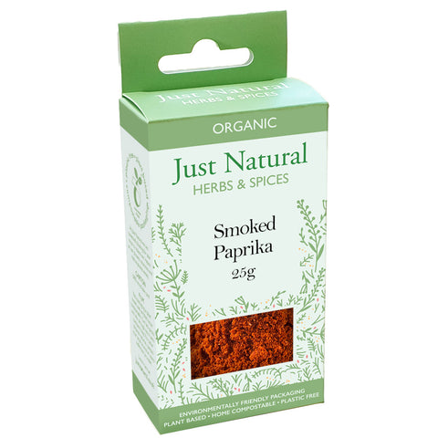 Just Natural Organic Smoked Paprika (Box) 25g