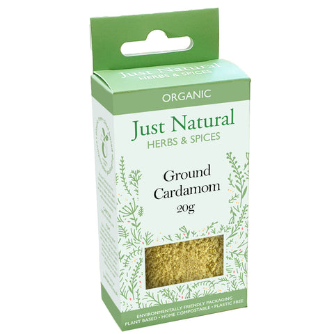 Just Natural Organic Ground Cardamom(Box) 20g