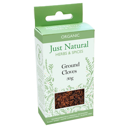 Just Natural Organic Ground Cloves (Box) 30g