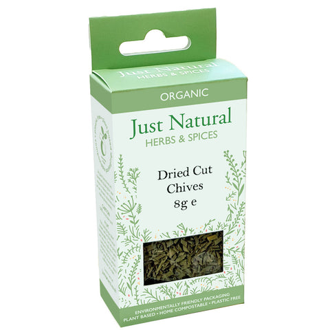 Just Natural Organic Dried Cut Chives (Box) 8g