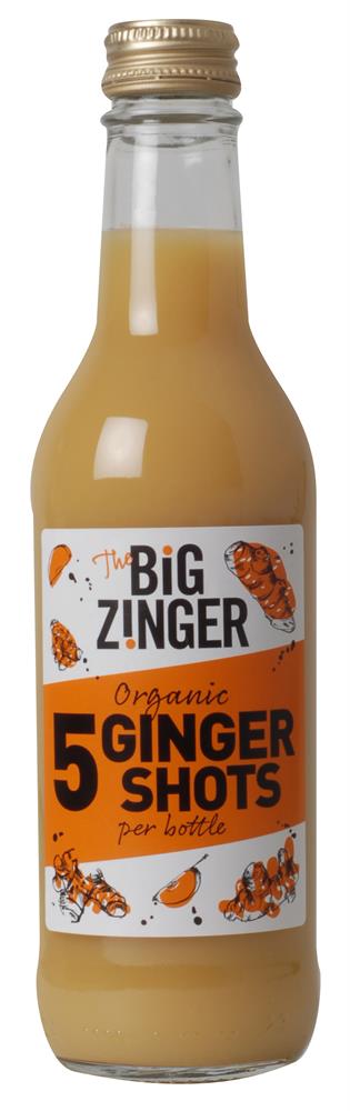 James White Big Zinger Organic Ginger 5 Shots 330ml