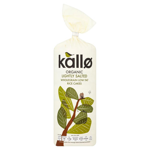 Kallo Organic Lightly Salted Wholegrain Rice Cakes