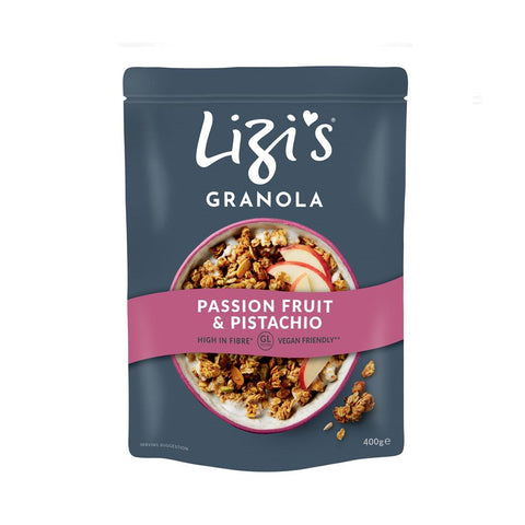 Lizi's Passion Fruit & Pistachio Granola 400gr