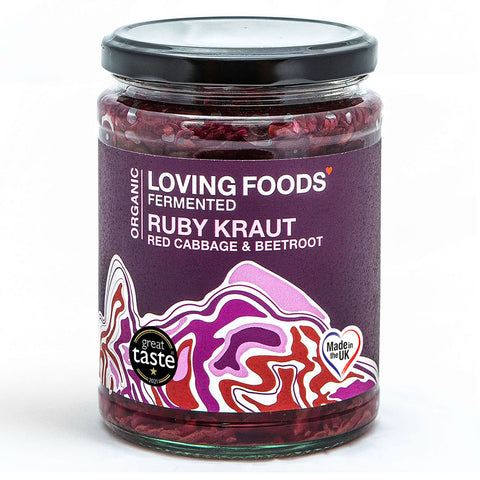 Loving Foods Organic Ruby Kraut 475gr