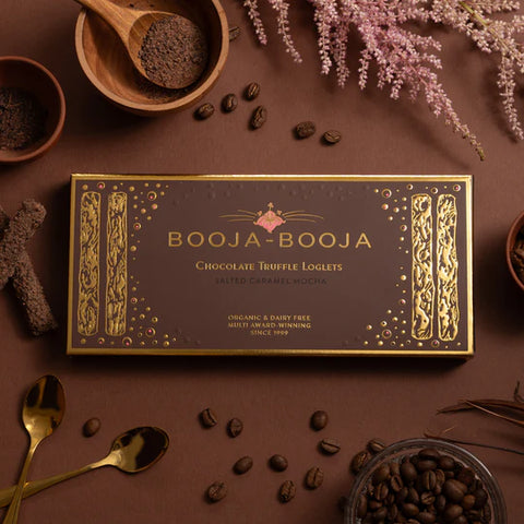 Booja Booja Salted Caramel Mocha Chocolate Truffle Loglets 115g