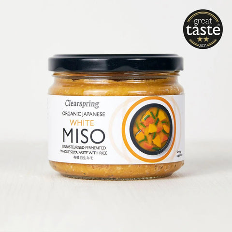 Clearspring Organic Japanese White Miso Paste - Unpasteurised 270gr