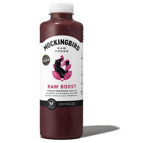 Mockingbird Raw Boost Smoothie Berry & Acai 750ml