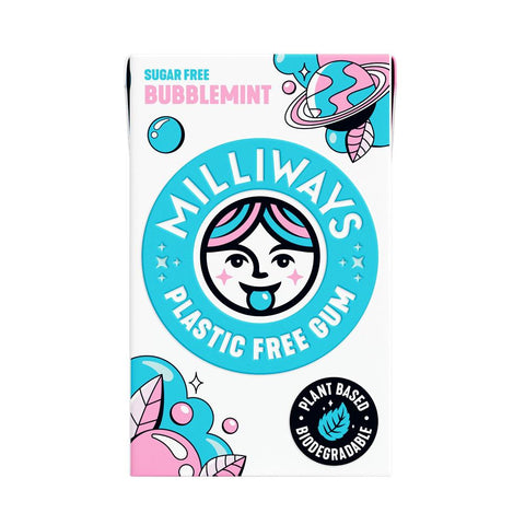 Milliways Bubblemint Chewing Gum 19g