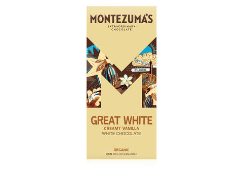 Montezuma's Great White Organic Creamy White 90g