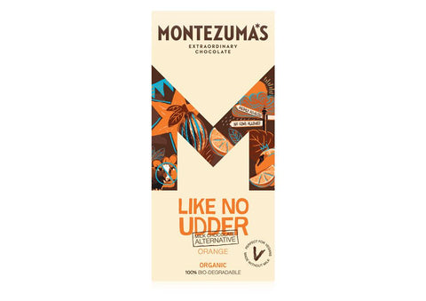 Montezuma's Like No Udder Orange Milk Chocolate Alternative 90g