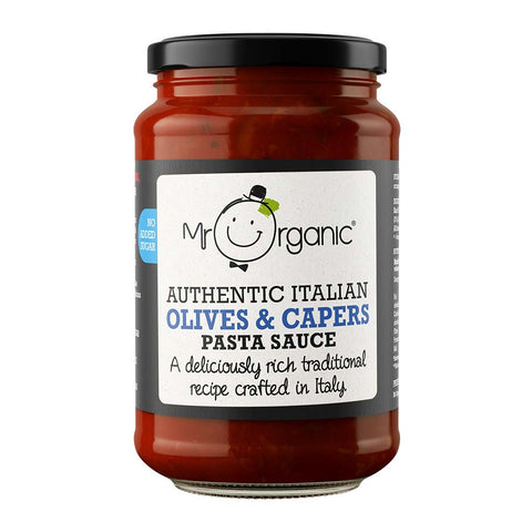 Mr Organic Authentic Italian Olives & Capers Pasta Sauce 350g