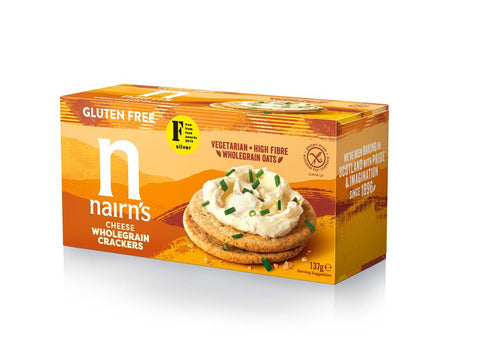 Nairns Gluten Free Cracked Black Pepper Wholegrain Cracker 137g